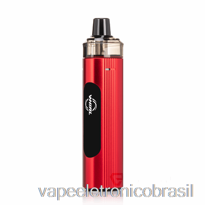 Vape Recarregável Uwell Whirl T1 16w Pod Mod Kit Vermelho
